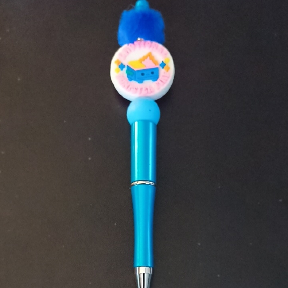 Vibrant Blue Kids Toy Pen